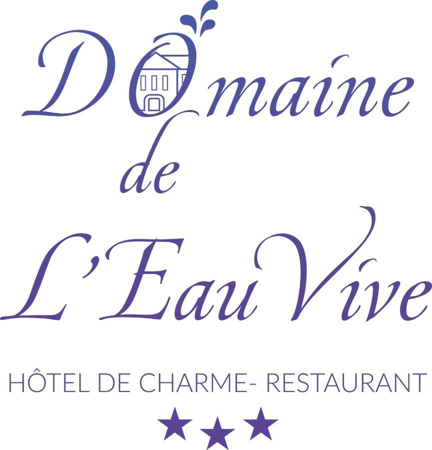 Logis Hotel Restaurant Le Domaine De L'Eau Vive Largentiere Bagian luar foto